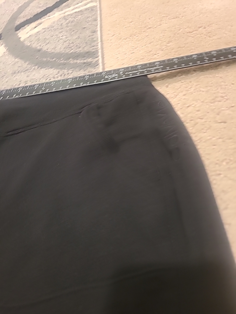 Calvin Klein Performance Logo Jogger Pants Black Plus Size 2X Drawstring Pockets - Picture 10 of 10